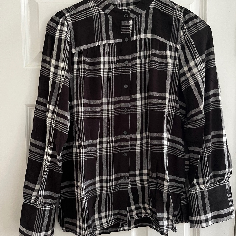 Ann Taylor Loft Plaid Shirt